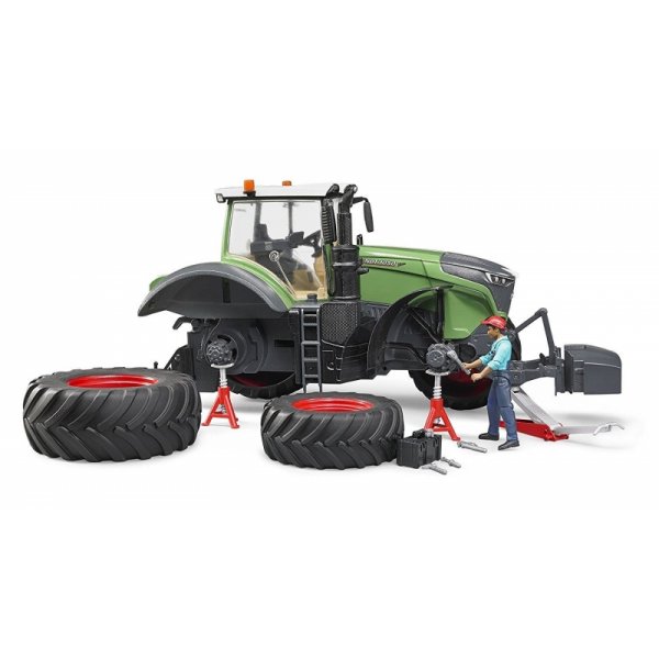 Trattore Giocattolo Bruder 04041 Agri Fendt 1050 Vario Con Attrezzi E Meccanismo Officina - Foto 2